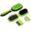 Dog & Cats Brush 5 In 1 Grooming Comb Set for All Long or Short Hair Pets