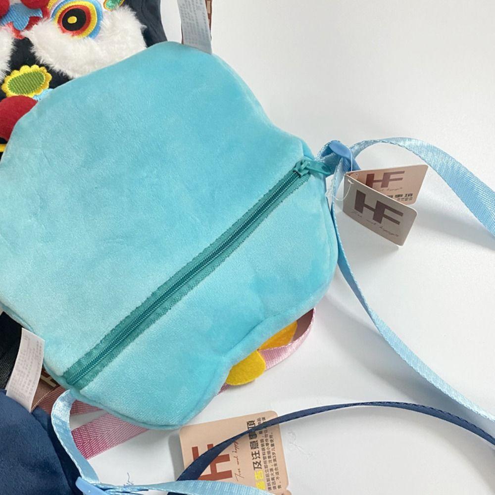 Wallet Chinese Dancing Lion Bag Plush Lion Dance Coin Pruse Cute Chinese New Year