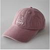 Simple Puppy Embroidery Soft Top Baseball Cap Female Cute Simple Versatile Casual Shade Cap Spring and Summer Sun Baseball Cap