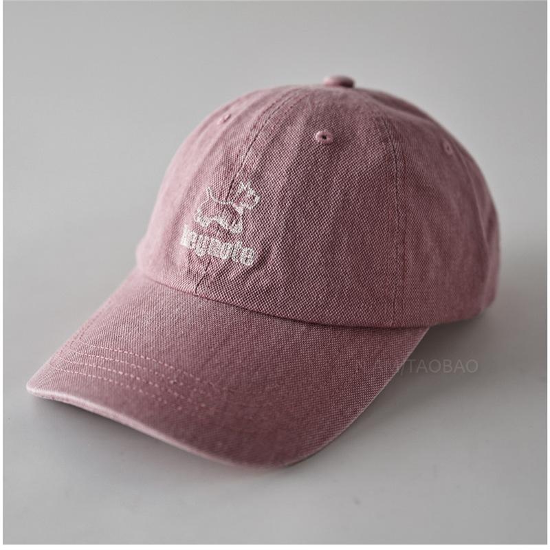Simple Puppy Embroidery Soft Top Baseball Cap Female Cute Simple Versatile Casual Shade Cap Spring and Summer Sun Baseball Cap