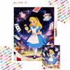 Diamond Painting Kit Full Diamond Round Alice In Wonderland Home Decor Craft Gift