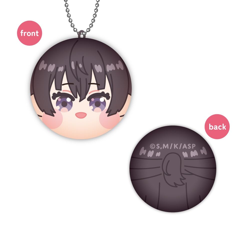 Xebec - My Neighbor Arya, Who Sometimes Whispers in Russian, Name Pittanko Marukore! 1 Box, Approx. W55mm, Made of Polyester and Metal