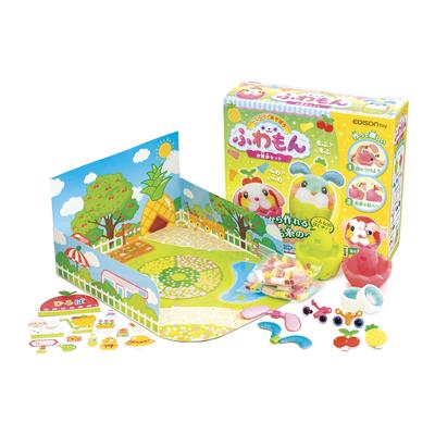 EDISON TOY Fuwamon Make and Play Walking Ages 6 and Build Your Own Yarn Pet from Educational Educational Birthday Fun Baby Shower Pretend KJD1002 Set,