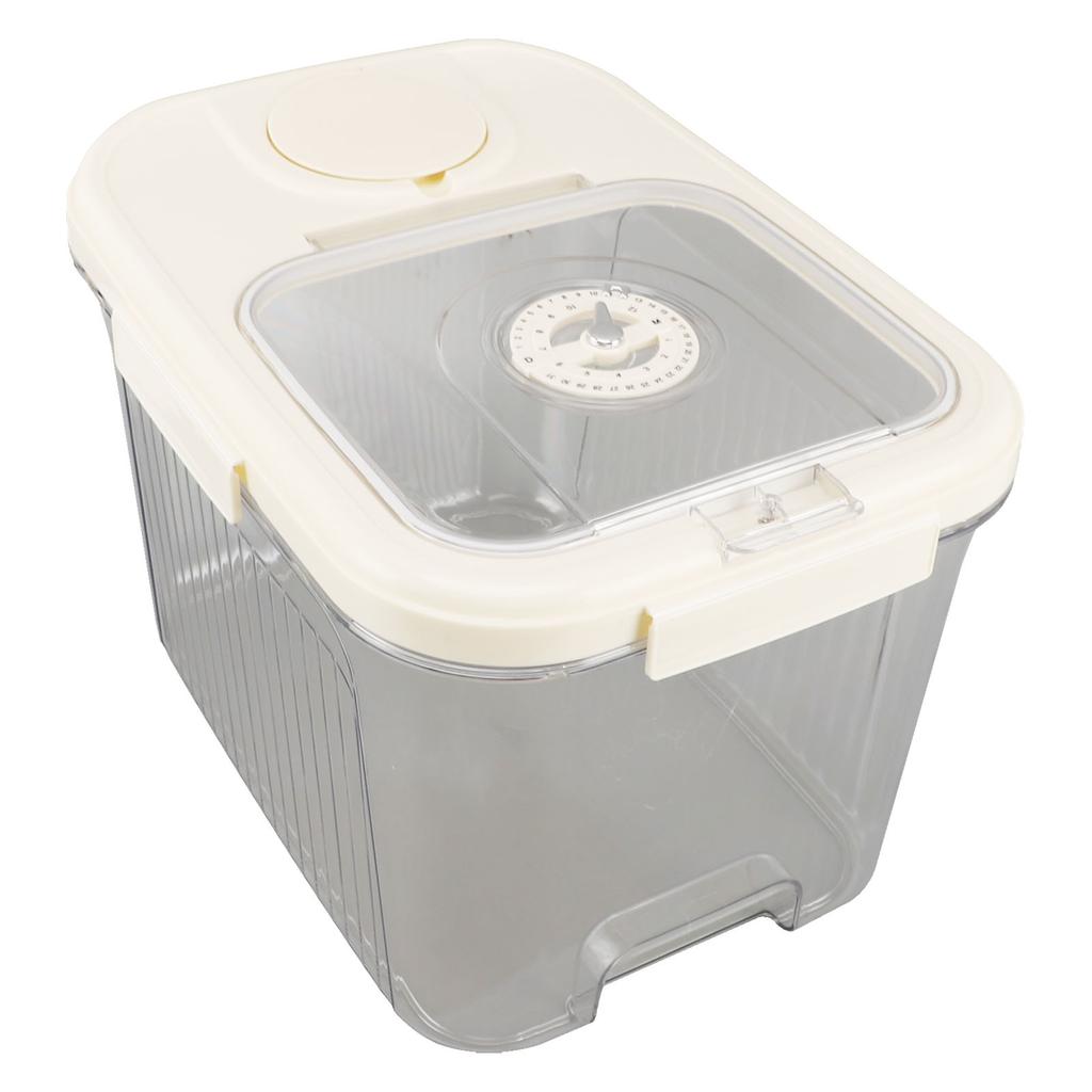 Rice Container Kitchen Dry Food Rice Storage Box Multipurpose Airtight Rice Bucket with Cup for Cereal Flour