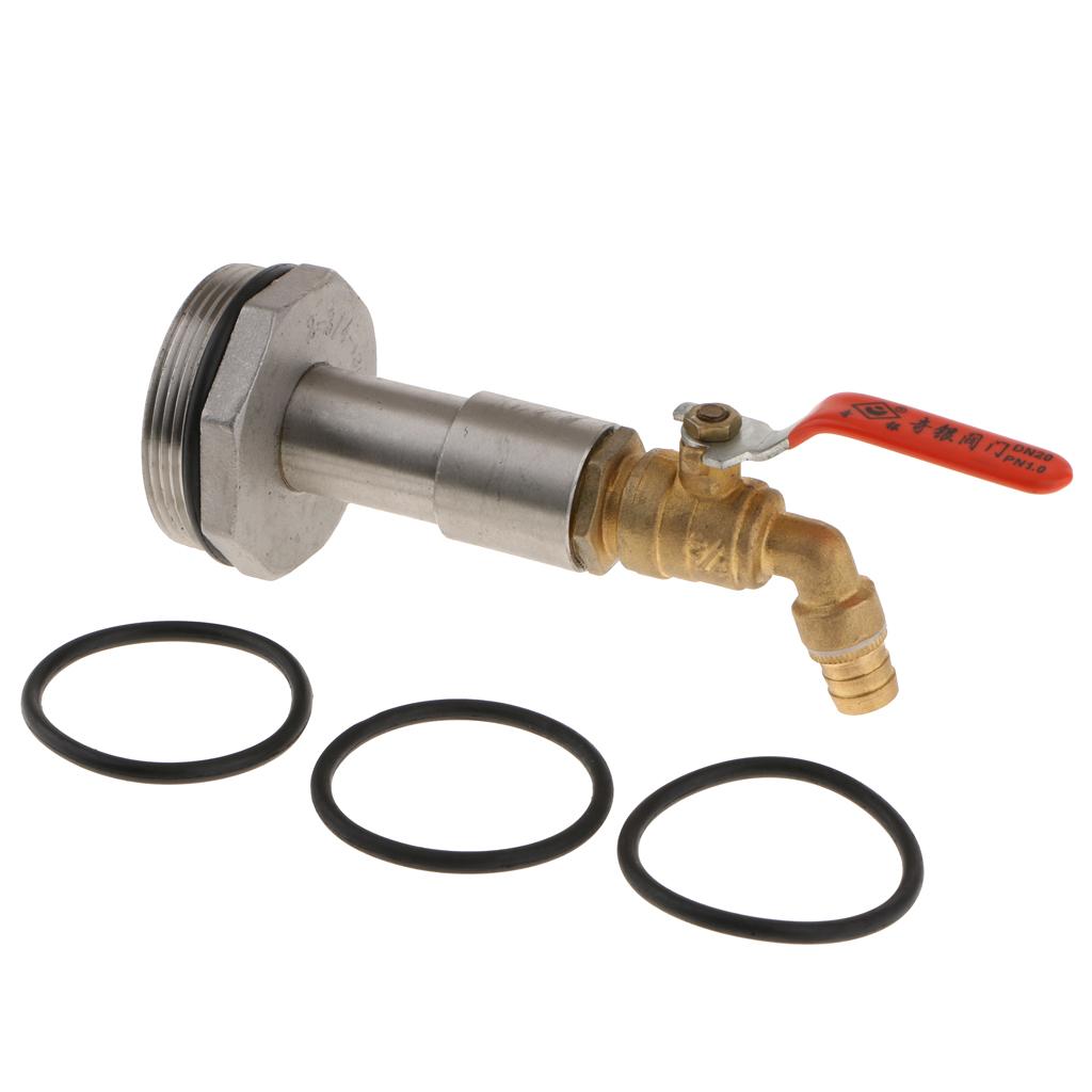 Tank Tap Replacement DN50 Stainless Steel Oil Barrel Faucet for 200L Drum