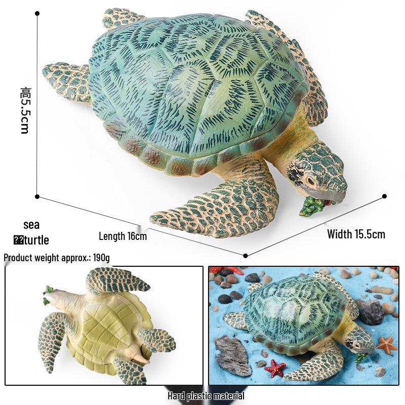 Children's Cognitive Marine Animal Models: Sea Turtle and Tortoise Toys