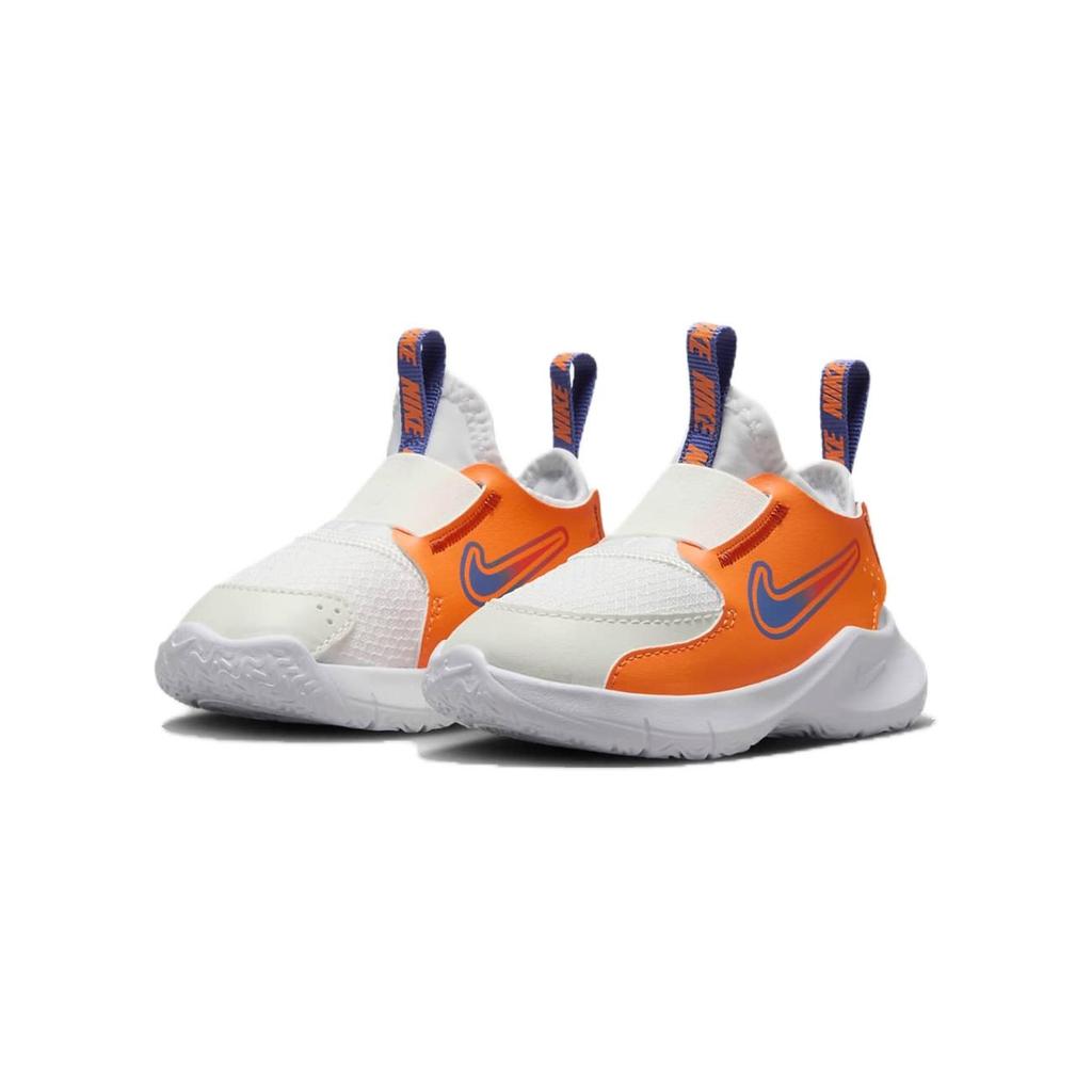 (TD) Nike Flex Runner 3 'Bianco Arancio Totale Arancio Team Blu Astronomia' Bambino FN1478-101