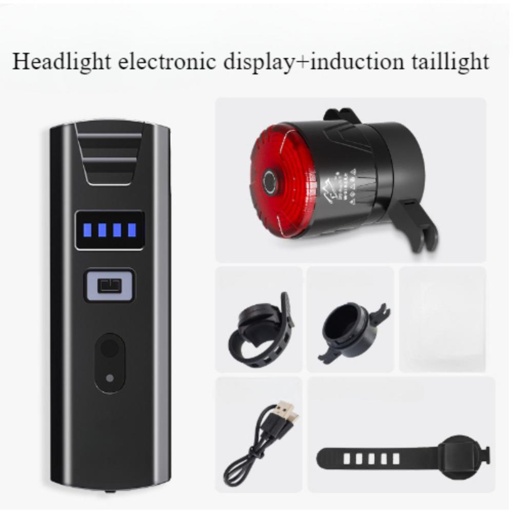 Smart Sensor Bicycle Front Light USB Rechargeable LED Bike Head Lamp MTB Bike Flashlight Bicycle Headlight Cycling Accessories