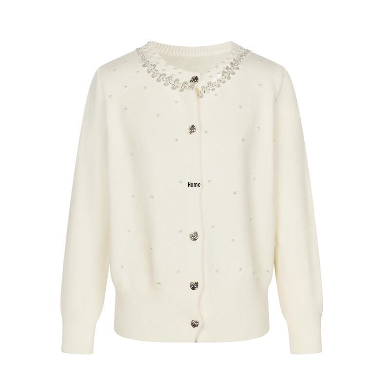 FivePlus Women's Hand-Beaded Knit Cardigan