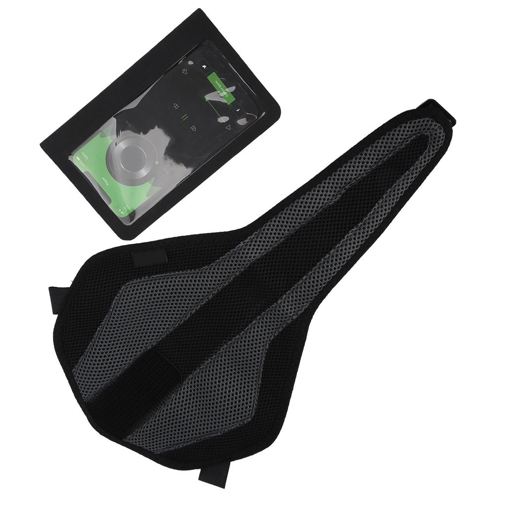 Bicycle Sweatband Training Tape Sweatproof Net with Mobile Phone Bag Cycling Accessories