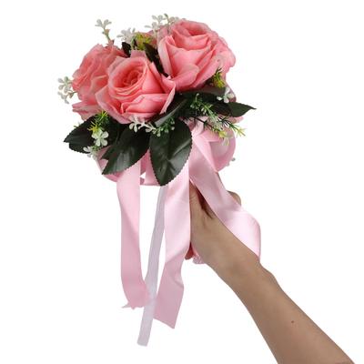 Artificial Wedding Bouquet Silk Flower Simulation   Bouquet for   Holding Flowers