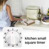Mechanical Timer - Simple and Modern Style Classroom Timer, Digital Countdown Timer | 60-Minute Silent Square Timer with Alarm Reminder, Kitchen Cooki