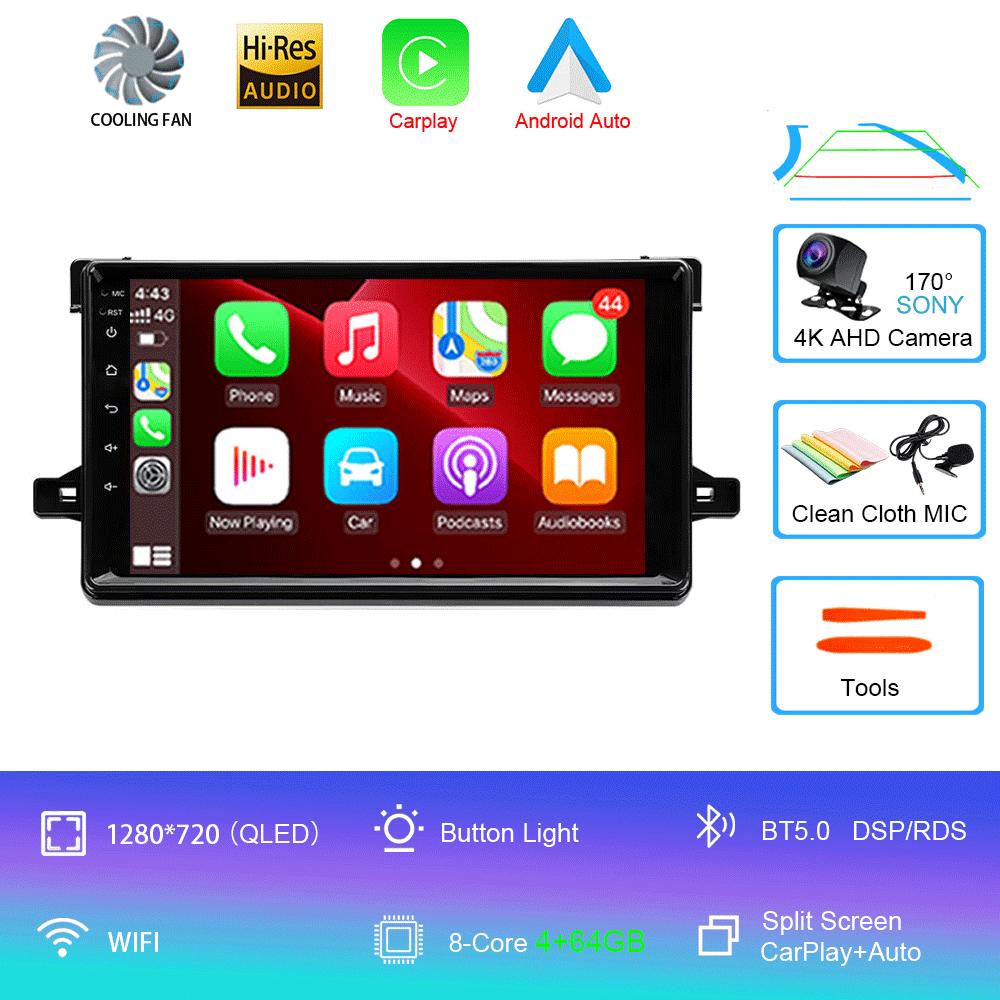 Android 14 For Toyota Prius XW50 2015 2016 2017 2018 2019 2020 Car Radio GPS Carplay Multimedia Player Navigation Stereo Auto BT