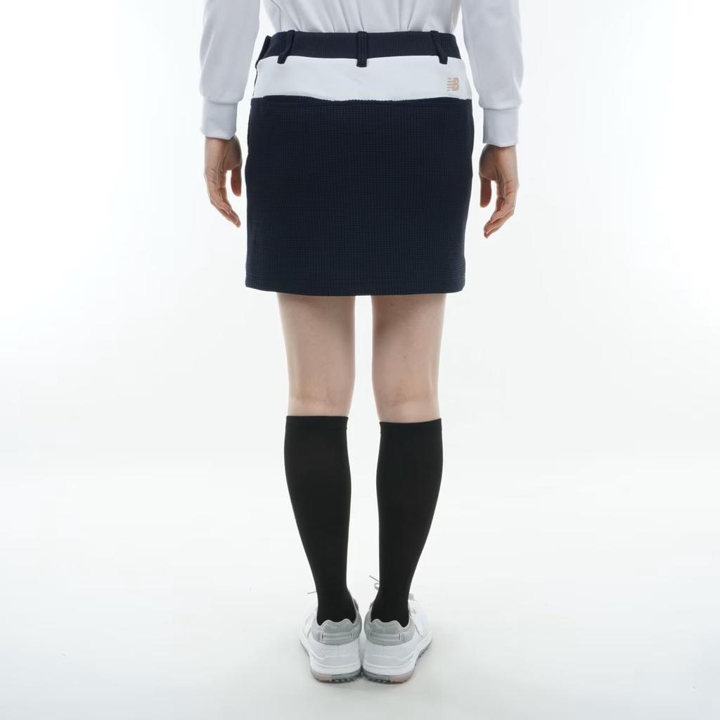New Balance Golf Sweat Skirt Size 2 Women's (Cardboard Knit, Warm, Stretch) / 012-3234509 121_Navy [L]