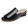 Women Shoes Red Sexy Soft Leather Female Flipflop Slippers Summer Fashion Heels Slides Shoes For Girls Comfortable Sandals