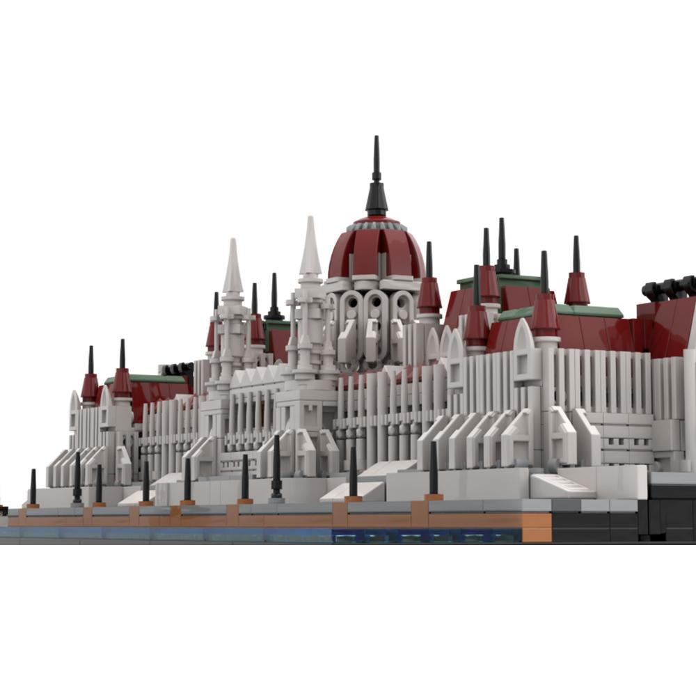 3295 PCS MOC Iconic Building Capitol Building 1:800 Model Building Blocks DIY Modular House Assembly Toy Adult Collectible Gift