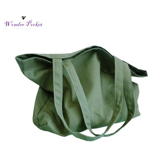 Durable Shopping Bag Simple Style Colorfast Grocery Bag