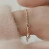 (Silver 925) Knotted Ball Chain Bracelet Br1793