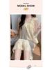 2026 Summer Women's Cartoon Padded Strappy Loose Nightgown Dress Pajamas - Sweet Outdoor Style