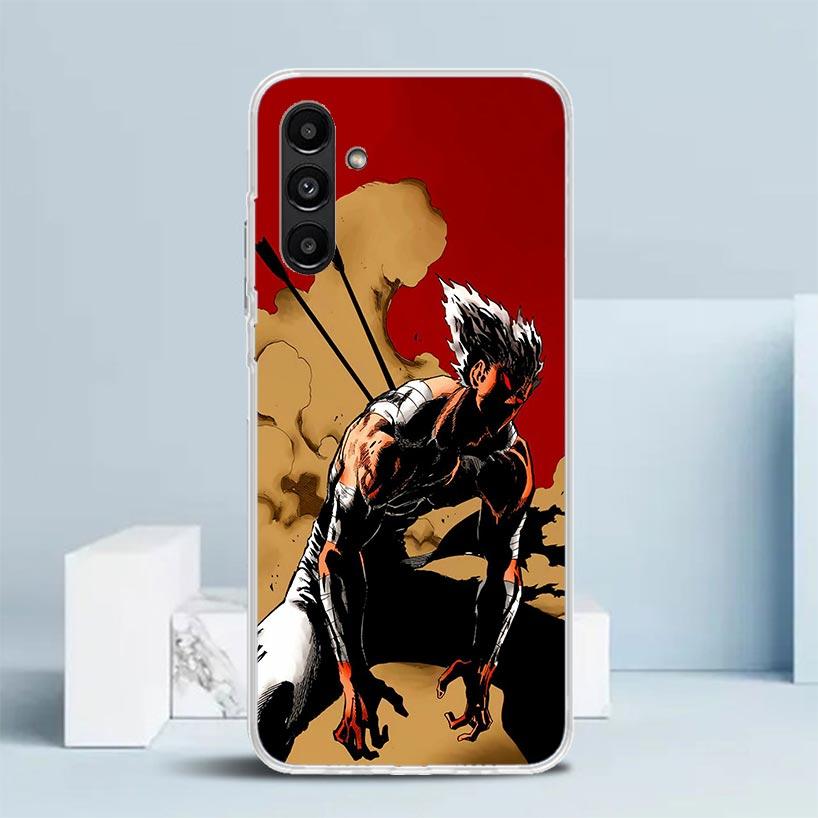 One P-Punch-Man Garou Phone Case For Samsung Galaxy A17 A37 A57 A16 A15 A14 A13 A56 A55 A54 A53 A36 A35 A34 A33 A26 A25 A24 A23