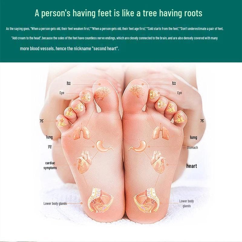 Angelika Beifuß & Safran Ingwer Fußbadpulver für kalte Hände, Füße und Schlaf – Unisex Fußbadebeutel