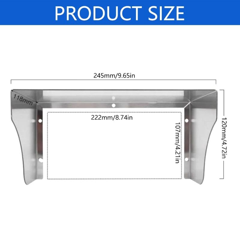 Rustproof Electrical Outlet Guard  Waterproof Protective Housing For Exterior Devices MaintenanceStainls Construction