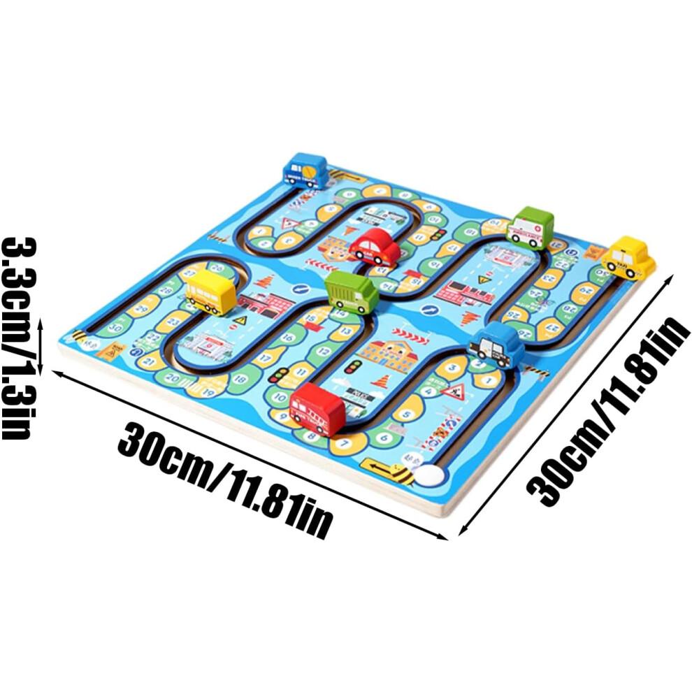 Farben Und Zahlen Labyrinth Spielzeug  Motorikbrett Aus Holz  Sensorisches Spielzeug