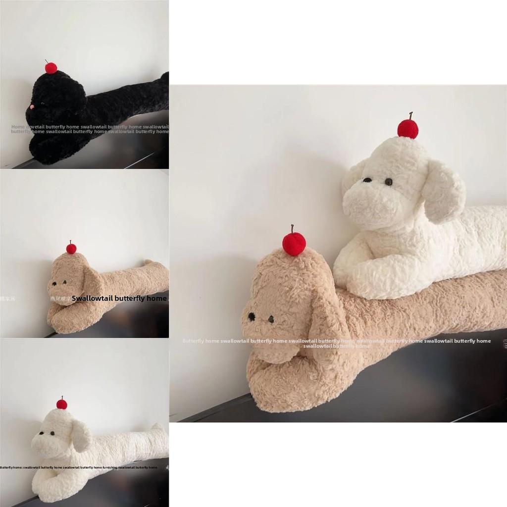 Cute Puppy Cherry Plush Cushion With Soft Cover For Home Decor
