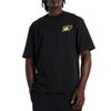 T Shirts Men's Black Crew Neck Moderate MT61V4ZGBK