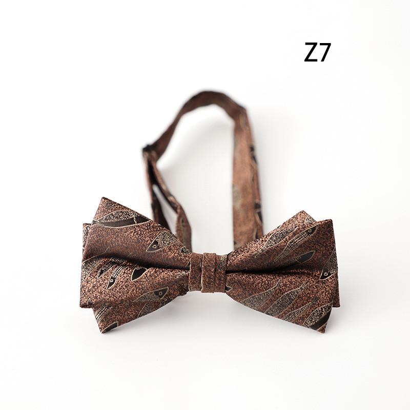 Klasyczny poliestrowy krawat w kwiaty dla mężczyzn, w formalnym stylu, na wesela