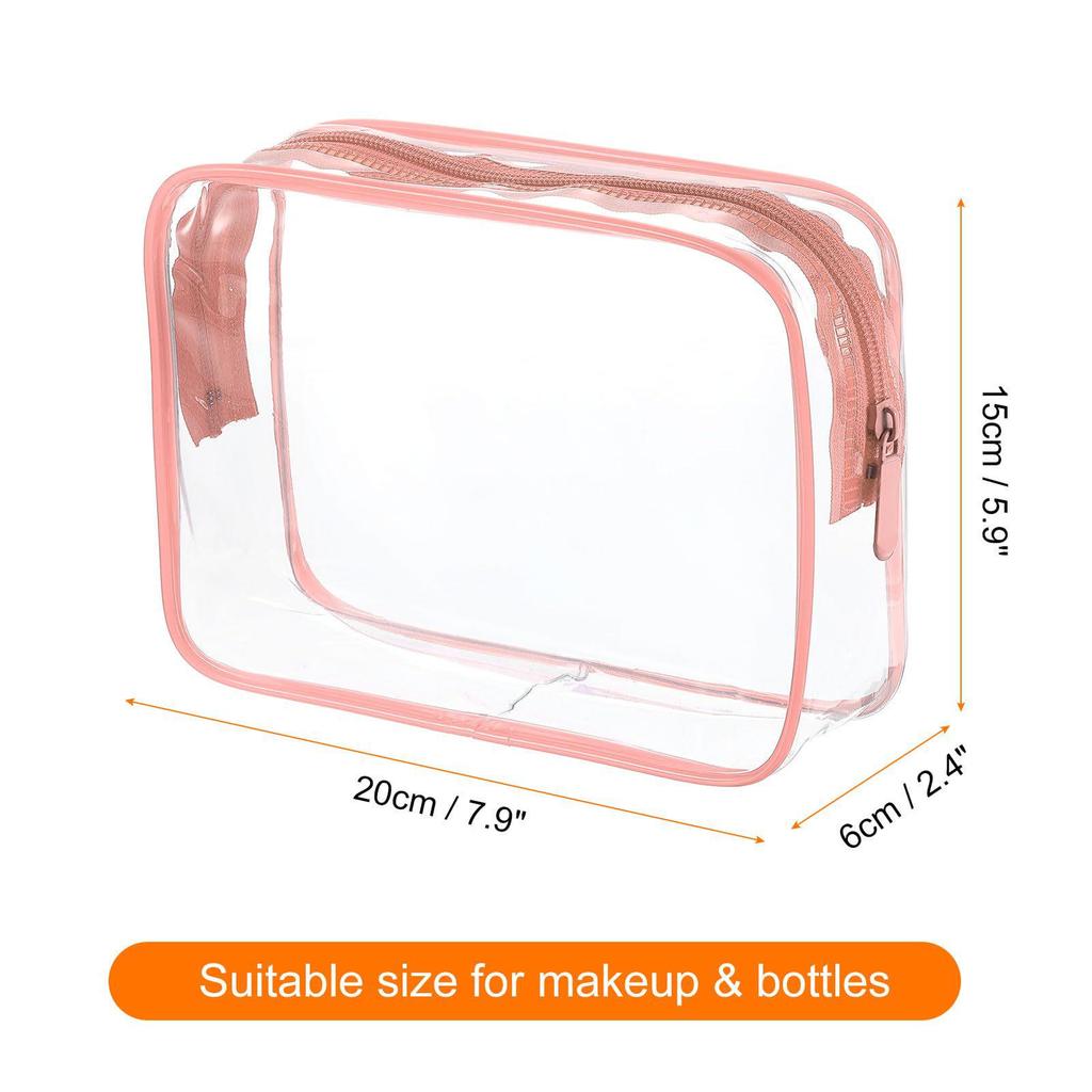 Transparente Wasserdichte PVC Kosmetiktasche - Tragbare Reise-Kulturbeutel-Aufbewahrung mit großem Fassungsvermögen und individueller Logo-Option