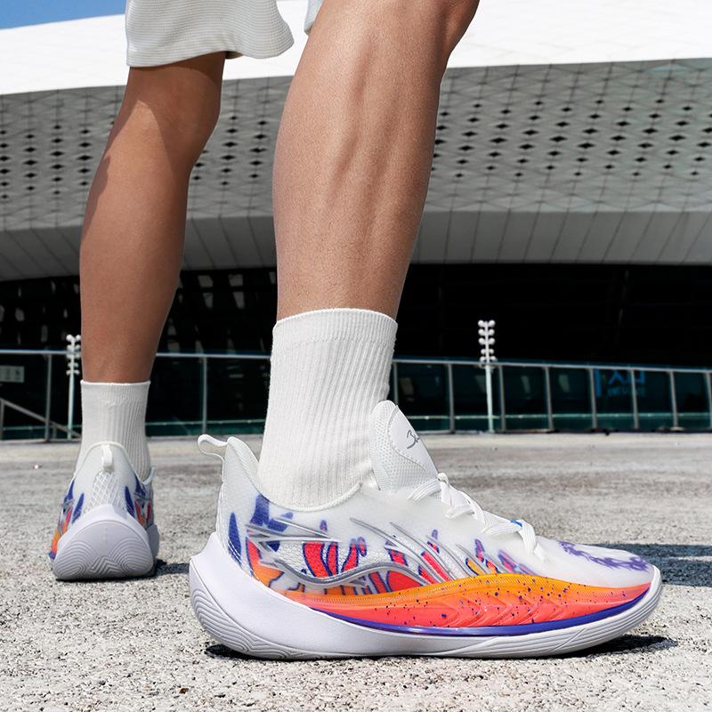 Sonic 13 Basketball Shoes Youth Game Student Sneakers Middle and Older Children's Shoes Sports Shoes Non-slip and Wear-resistant Low-top Running Shoes