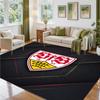VfB Stuttgart Design Crystal Velvet Rug Soft Decorative Mat for Bedroom Entrance