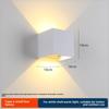 LED Outdoor Four-Leaf Clover Wall Light - Up and Down Beam Decoration for Garden and Exterior Walls.