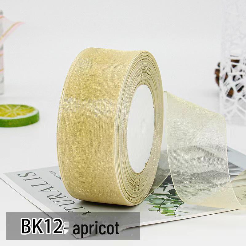 4cm Schneegarn Transparentes Band für DIY Haaraccessoires und Geschenkverpackung