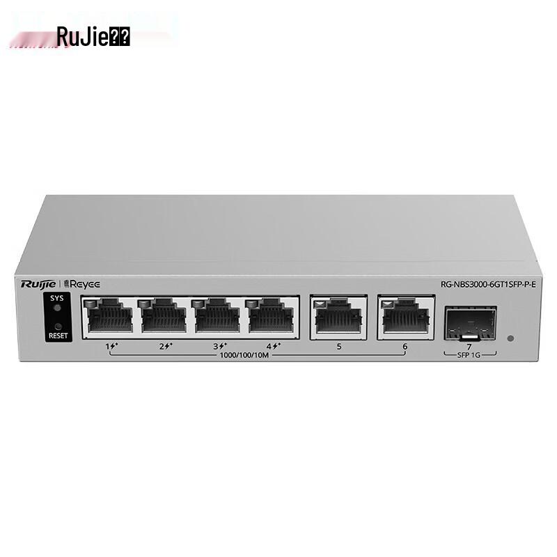 Ruijie RG-NBS3000-6GT1SFP-P-E 6-Port Gigabit PoE Managed Switch
