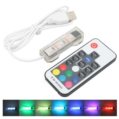 Colorful Light LED Aquarium Light Split Type LED Micro Landscape Light Remote Control Hex Square Blocks Remote Control Light