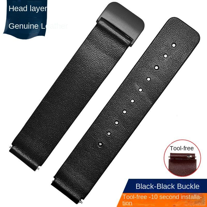 For Huawei B3 B6 B7 Bracelet Leather strap b5 mocha brown sports intelligent business version foldable buckle watch chain 16mm