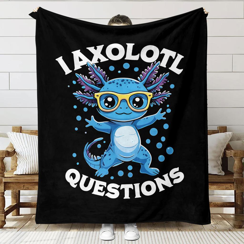 Blanket Print K - Pop Demon Hunters Flannel Blanket Latest Fashion Fashion Girl Group
