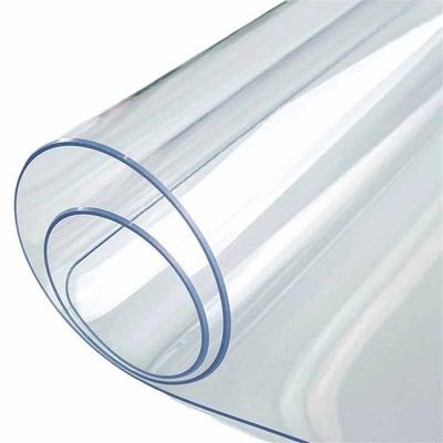Heavy Duty Clear PVC Tablecloth Thick Vinyl Table Pad Waterproof Oil Heat Resistant Kitchen Dining Table Desk Protector Mat