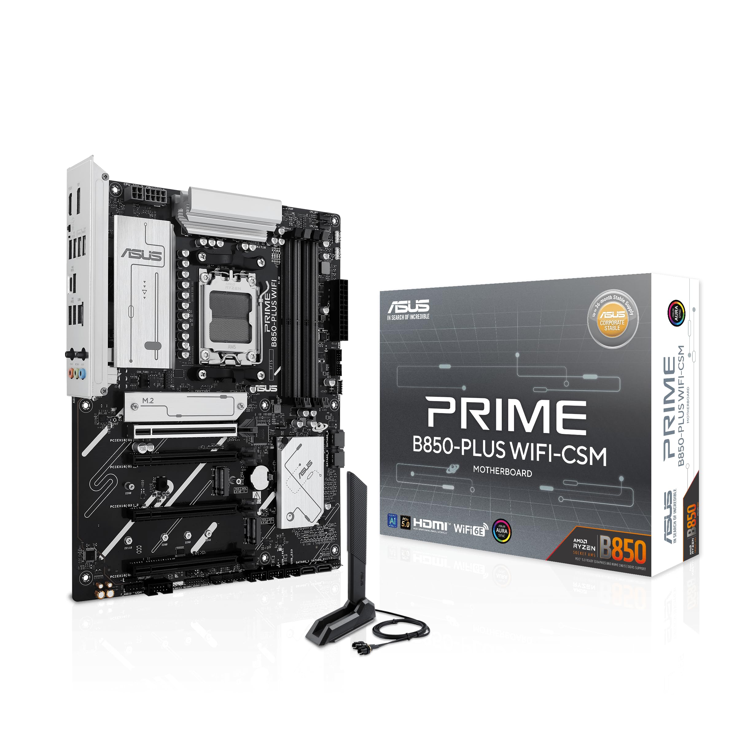 

ASUS PRIME AMD AM5 Ryzen 9000 8000 7000 series compatible B850 equipped ATX motherboard domestic authorized dealer product B850-PLUS WIFI-CSM & & /