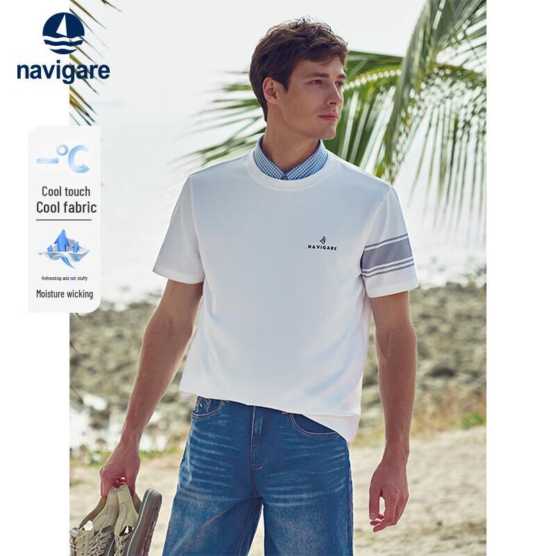 

Navigare Men s Cool-Touch Quick-Dry Short Sleeve Athletic T-Shirt S