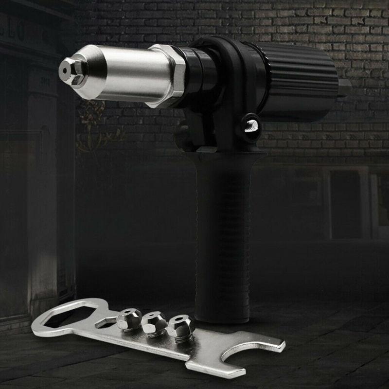 Riveting Tool Drill Adapter Set for  Aluminum Steel Stainless Steel Nuts Rivet