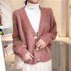 Women's Imitation Mink Fur Coat for Spring, Autumn and Winter Temperament Commuting Short Loose Korean-Style Knit Cardigan