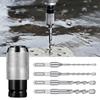 4 Bits Electric Drill Wrench To Electric Hammer Convert Adapter Hammer Impact Drill Converter Kit for Home Indoor Outdoor Repair