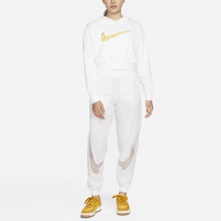Nike Sweatshirts Women's White Hooded Moderate Regular DO7257-100