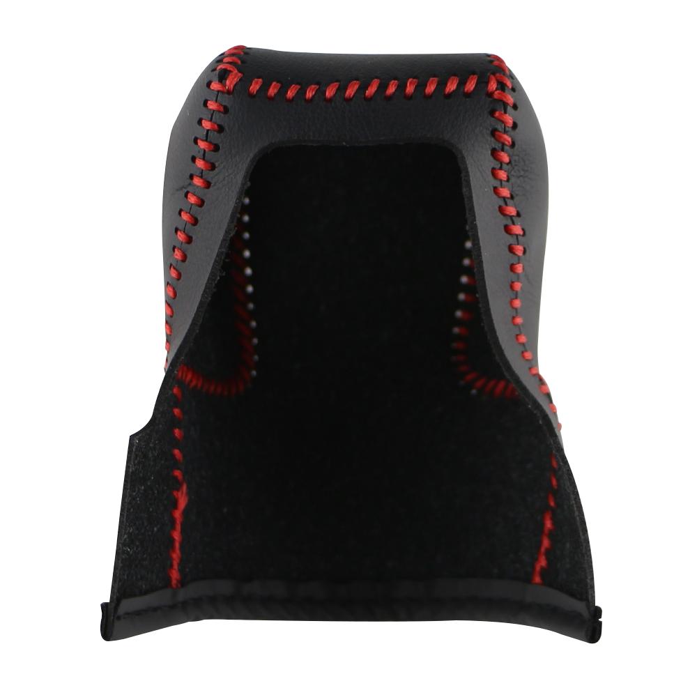 Echtes Leder LHD RHD Auto Schaltknauf Abdeckung für Ford Everest Ranger – 2022 Gear Collars Gear Sticker