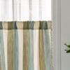 Short Curtain Gray Striped Cotton And Linen Half Curtain Half Curtain Window Curtain Coffee Curtain Small Window Curtain