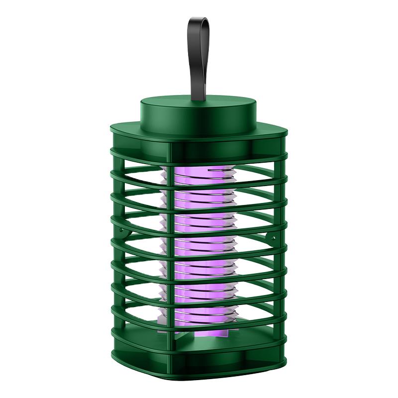 USB Rechargeable Silent Mosquito Killer Lamp, Portable Electronic Insect Trap for Indoor Bedroom Outdoor Camping Pest Control Light