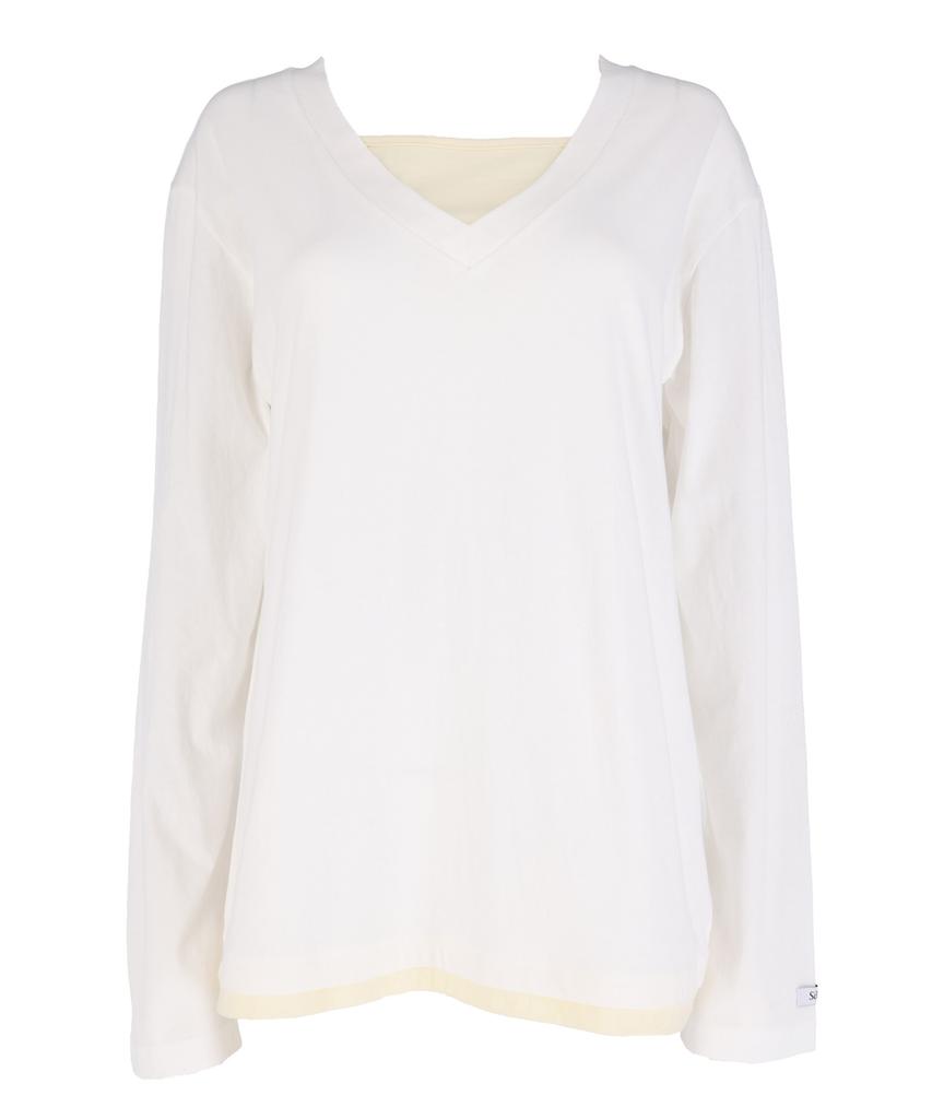 Sayu Pure Layered T-Shirt White